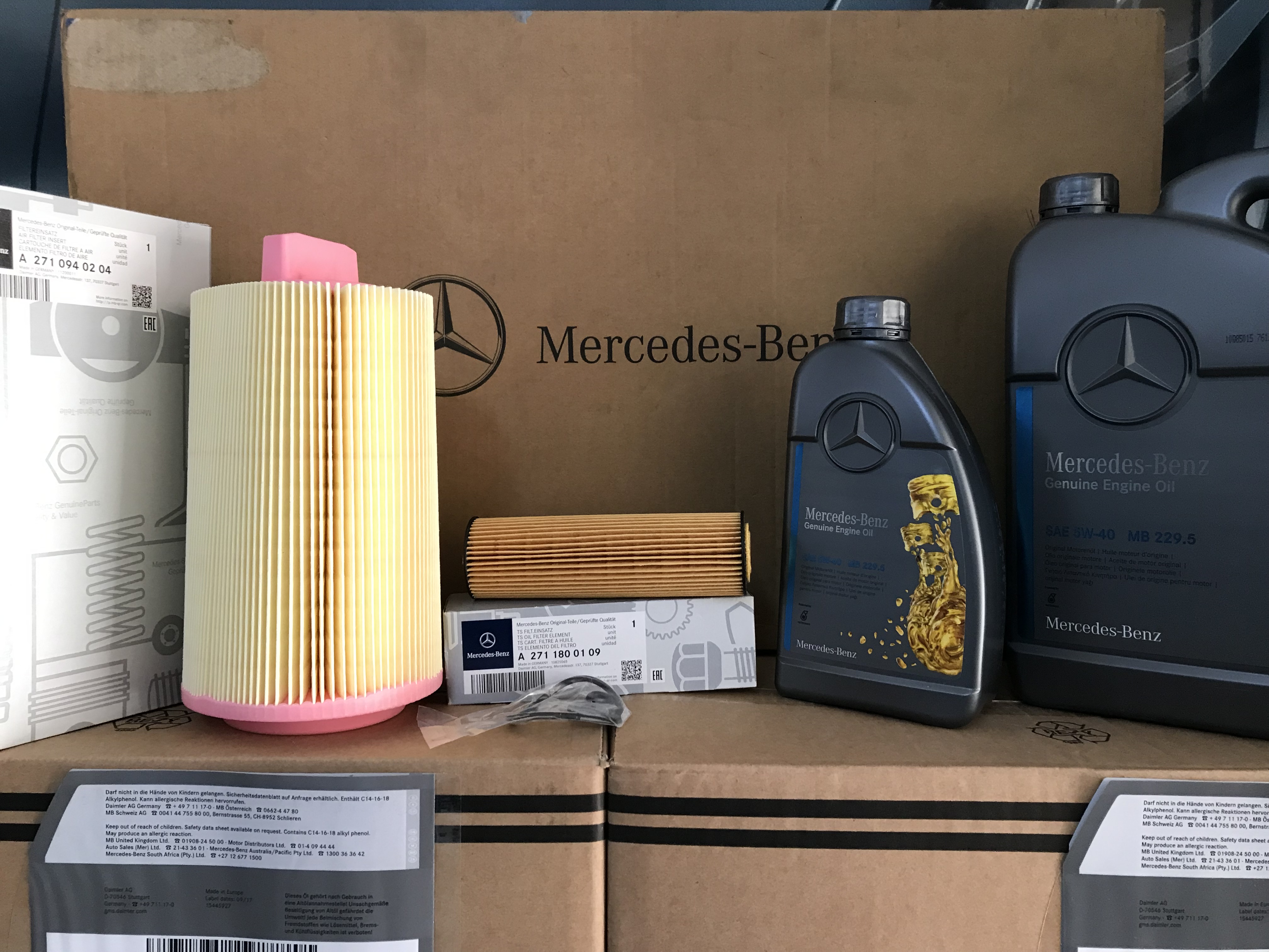 271 Motor Bakım Seti (Orijinal Hava ve Yağ Filtresi + 6 Lt Motor Yağı) 
