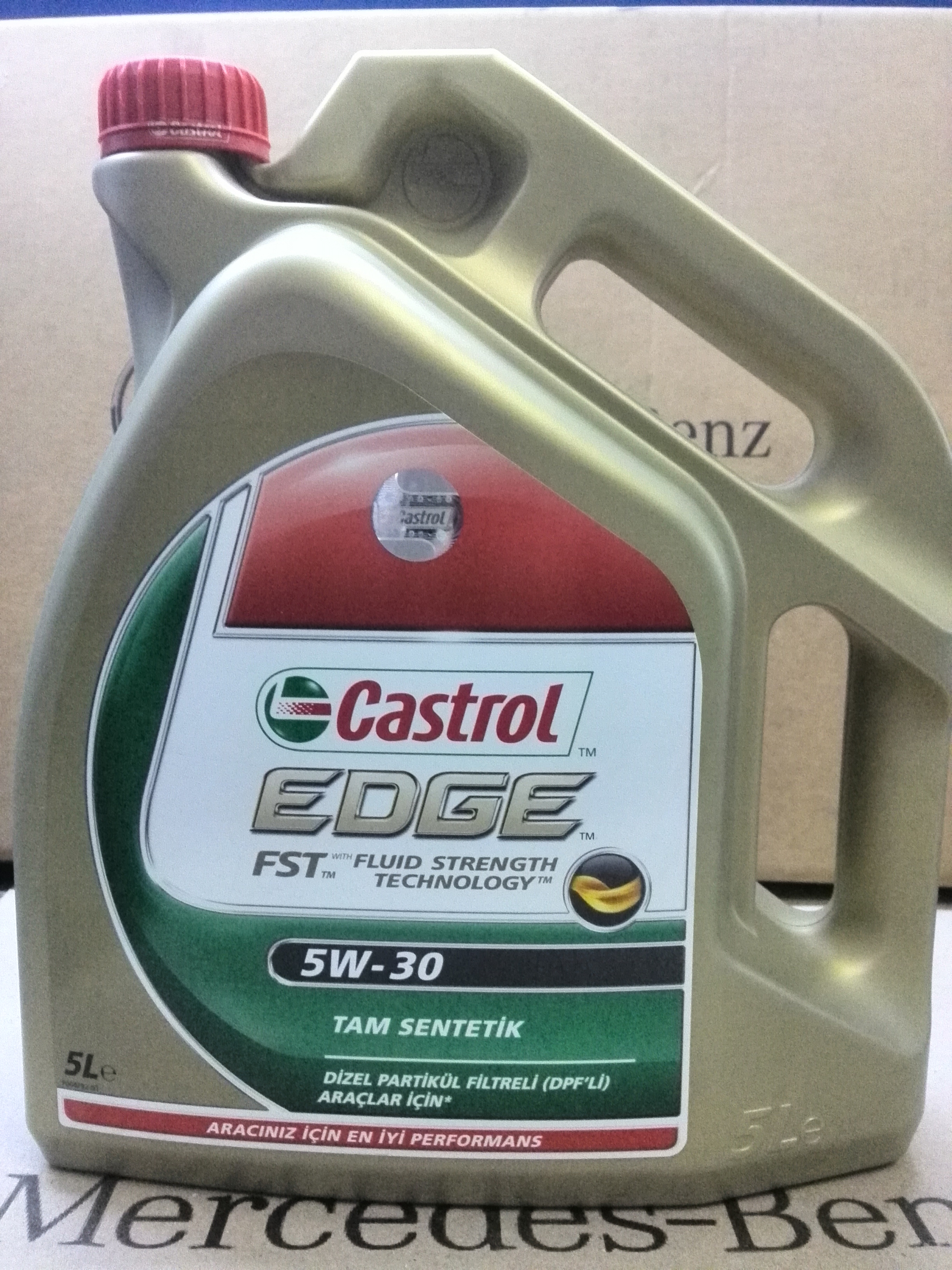 CASTROL 5W-30 4Lt Fully Senthetic Partikül Filitre Korumalı MB Onay Kodu 229.31 / 229.51 20000 KM Kadar